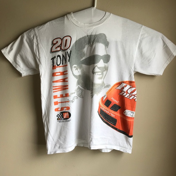 Vintage Tony Stewart NASCAR Racing T-shirt Large - Picture 1 of 6